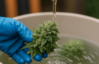 Budwashing nach der Outdoor-Ernte