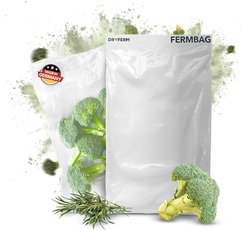 Dschinni DryFerm - revolitionärer Dry Bag Reife- & Trocknungsbeutel
